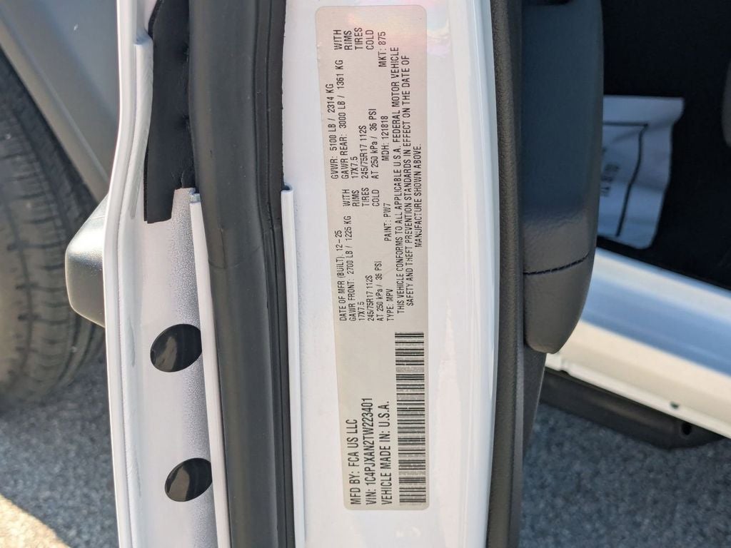 2026 Jeep Wrangler WRANGLER 2-DOOR SPORT
